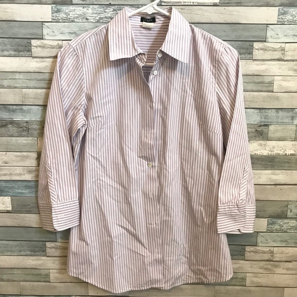 Jcrew button up 3/4 women shirt size S